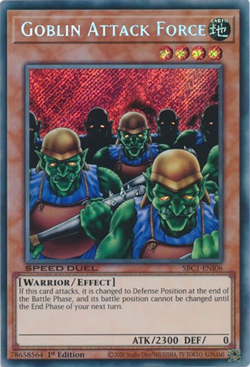 Goblin Attack Force [SBC1-ENI06] Secret Rare 