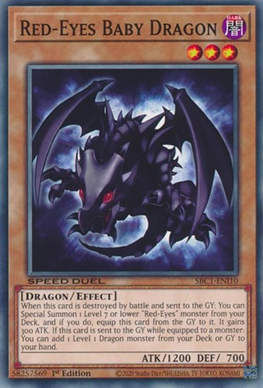 Red-Eyes Baby Dragon [SBC1-ENI10] Common 