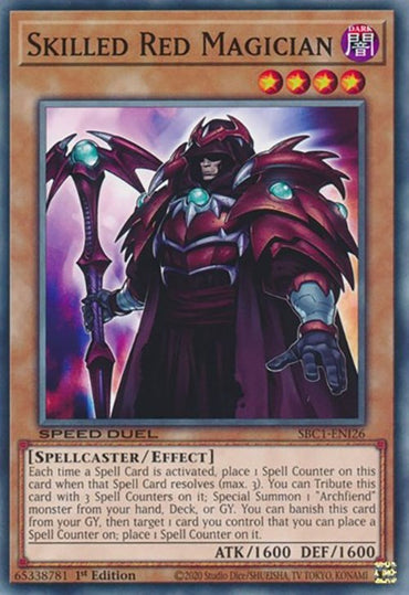 Skilled Red Magician [SBC1-ENI26] Common 