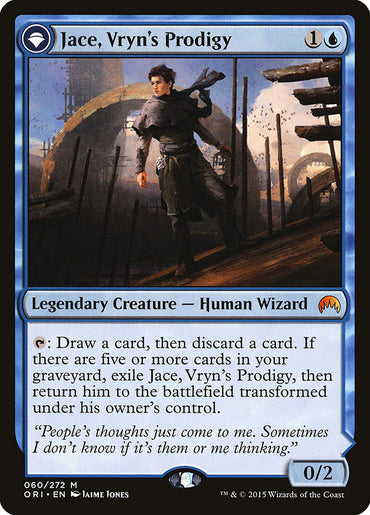 Jace, Vryn's Prodigy // Jace, Telepath Unbound [Magic Origins] 