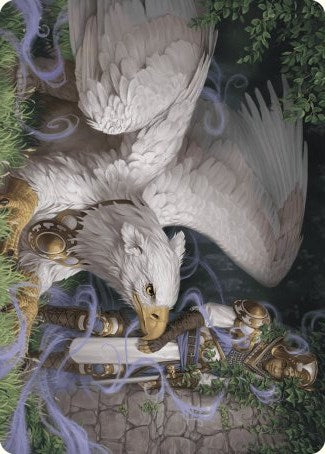 Dutiful Griffin Art Card [Wilds of Eldraine Art Series] 