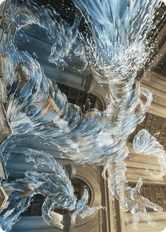 Splashy Spellcaster Art Card [Wilds of Eldraine Art Series] 