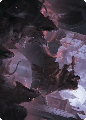 Gnawing Crescendo Art Card [Wilds of Eldraine Art Series] 