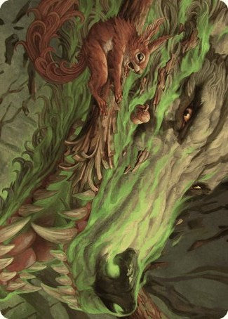 Leaping Ambush Art Card [Wilds of Eldraine Art Series] 