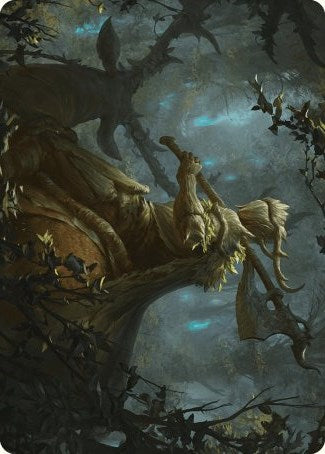 Verdant Outrider Art Card [Wilds of Eldraine Art Series] 