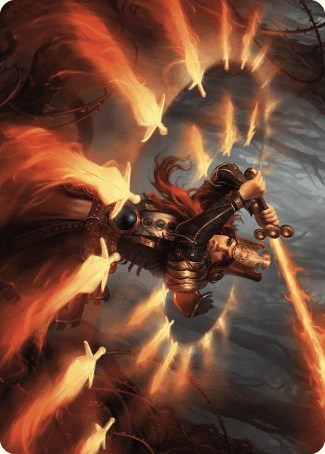 Heartflame Duelist Art Card [Wilds of Eldraine Art Series] 