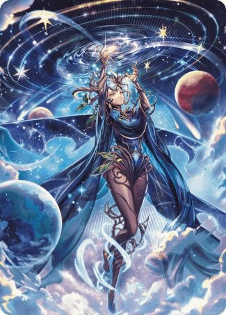 Omniscience Anime Art Card [Wilds of Eldraine Art Series] 