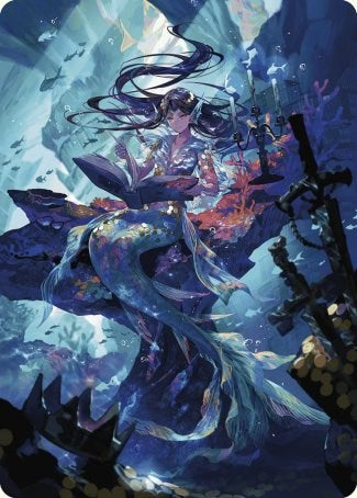 Rhystic Study Art Card [Wilds of Eldraine Art Series] 