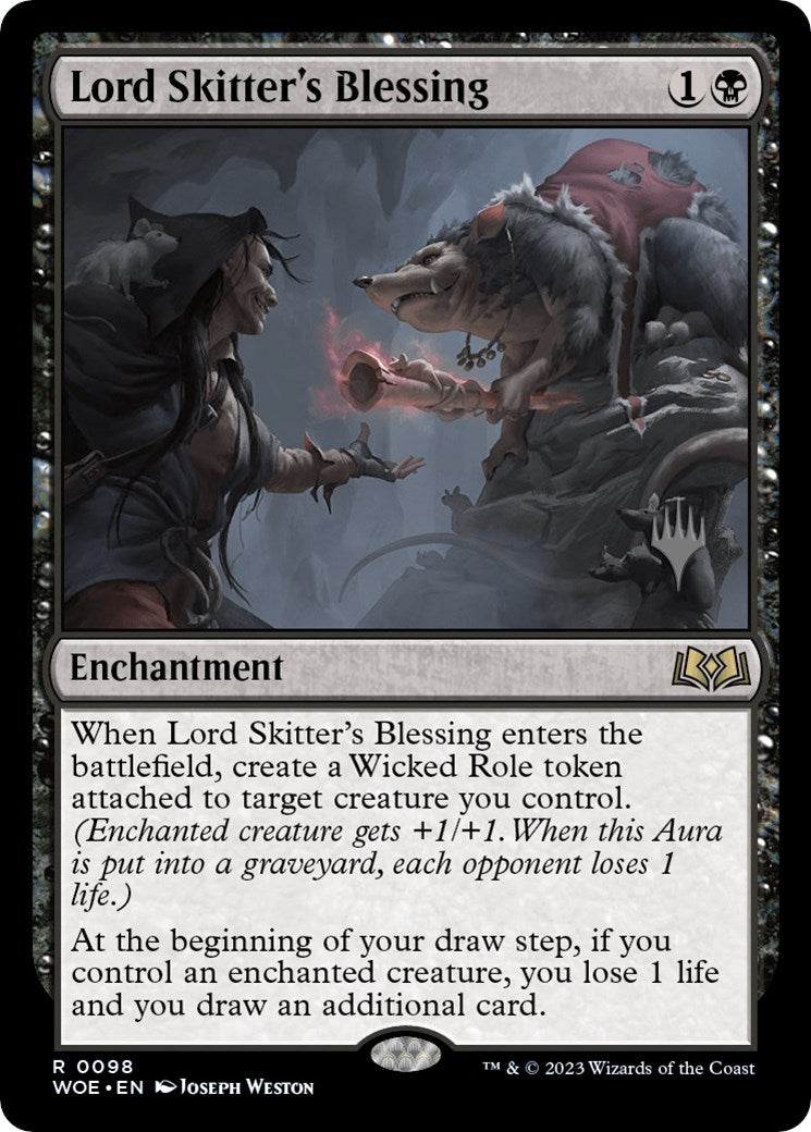 Lord Skitter's Blessing (Promo Pack) [Wilds of Eldraine Promos] 