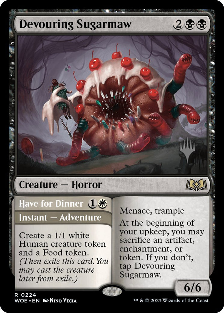 Devouring Sugarmaw // Have for Dinner(Promo Pack) [Wilds of Eldraine Promos] 