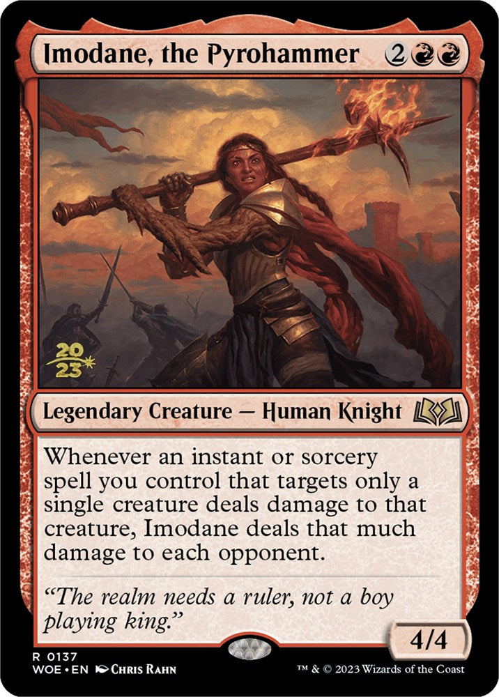 Imodane, the Pyrohammer [Wilds of Eldraine Prerelease Promos] 