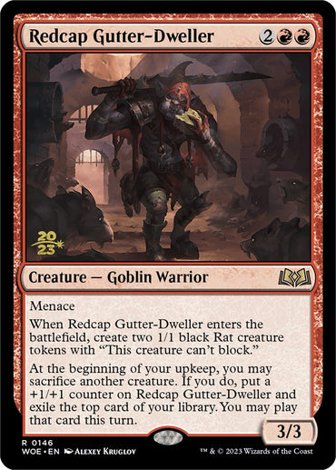 Redcap Gutter-Dweller [Wilds of Eldraine Prerelease Promos] 