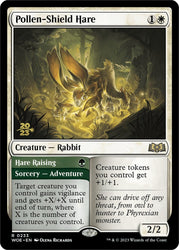 Pollen-Shield Hare // Hare Raising [Wilds of Eldraine Prerelease Promos] 