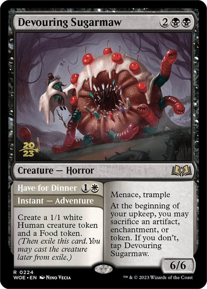 Devouring Sugarmaw // Have for Dinner(Promo Pack) [Wilds of Eldraine Promos] 