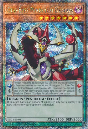 Odd-Eyes Pendulum Dragon [TN23-EN011] Quarter Century Secret Rare 