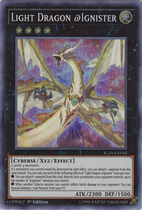 Light Dragon @Ignister [IGAS-EN044] Super Rare 