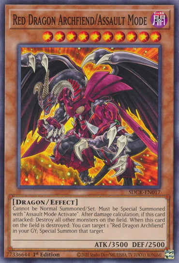 Red Dragon Archfiend/Assault Mode [SDCK-EN017] Common 