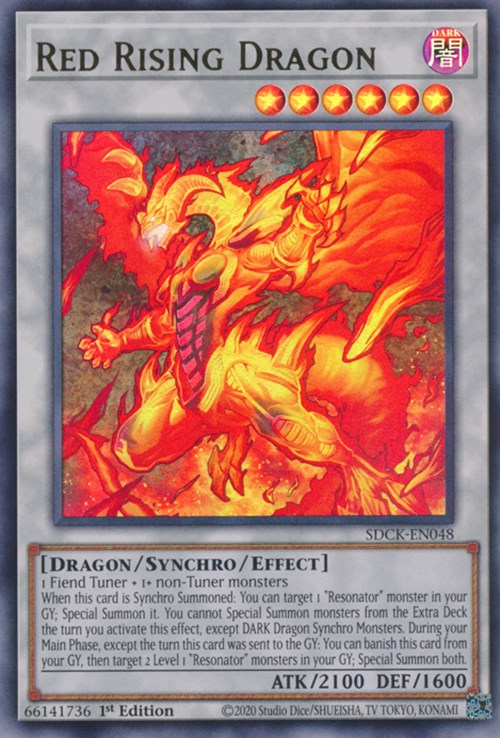 Red Rising Dragon [SDCK-EN048] Ultra Rare 