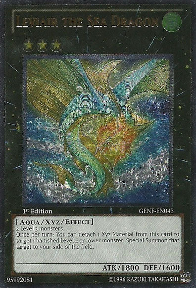 Leviair the Sea Dragon [GENF-EN043] Ultimate Rare 