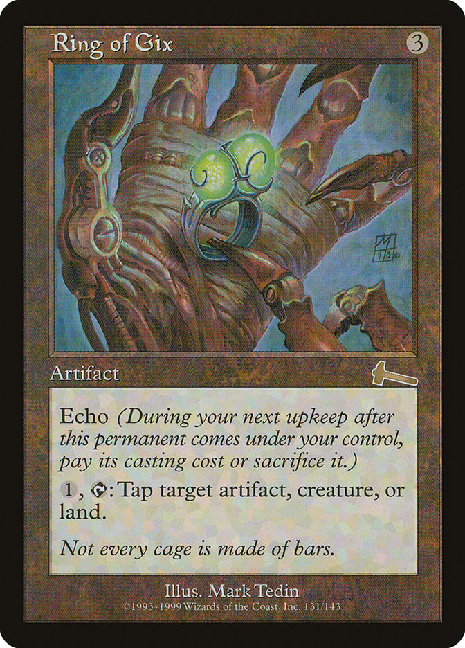 Ring of Gix [Urza's Legacy] 