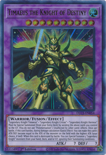 Timaeus the Knight of Destiny [DLCS-EN054] Ultra Rare 