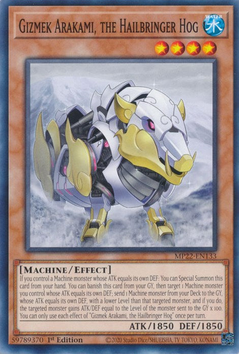Gizmek Arakami, the Hailbringer Hog [MP22-EN133] Common 