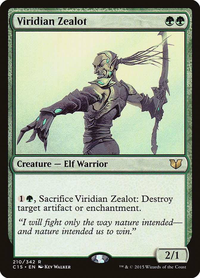 Viridian Zealot [Commander 2015] 