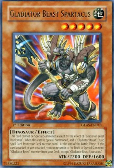 Gladiator Beast Spartacus [GLAS-EN018] Rare 