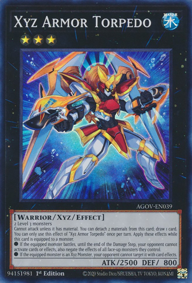 Xyz Armor Torpedo [AGOV-EN039] Super Rare 