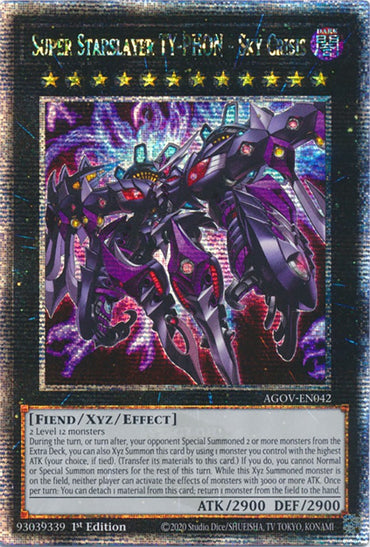 Super Starslayer TY-PHON - Sky Crisis (Quarter Century Secret Rare) [AGOV-EN042] Quarter Century Secret Rare 