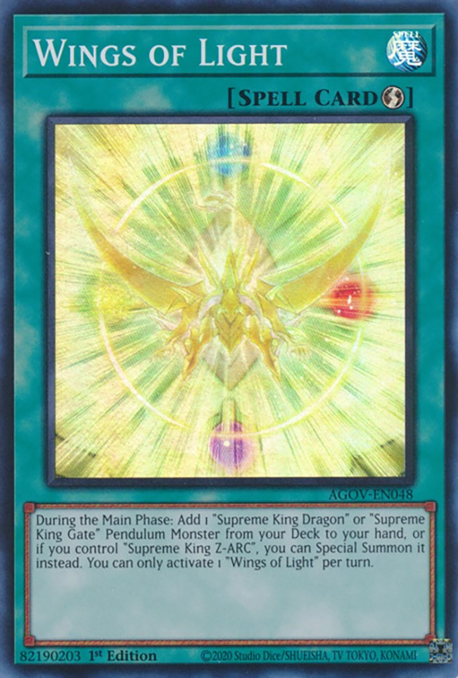 Wings of Light [AGOV-EN048] Super Rare 