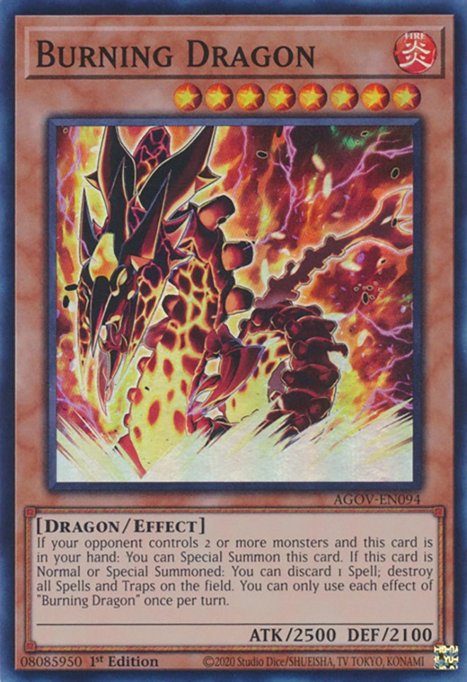 Burning Dragon [AGOV-EN094] Super Rare 