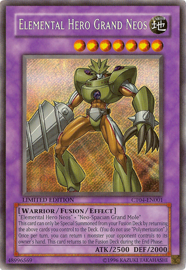 Elemental Hero Grand Neos [CT04-EN001] Secret Rare 