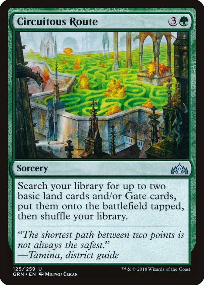 Circuitous Route [Guilds of Ravnica] 