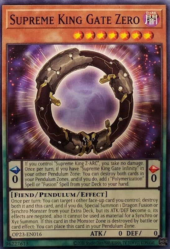 Supreme King Gate Zero [OP23-EN016] Common 