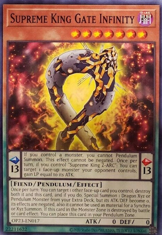 Supreme King Gate Infinity [OP23-EN017] Common 