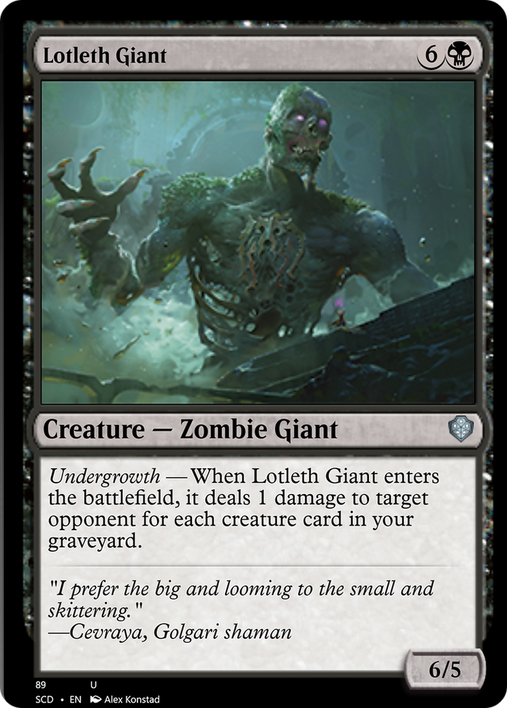 Lotleth Giant [Starter Commander Decks] 