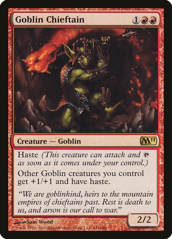 Goblin Chieftain [Magic 2011] 