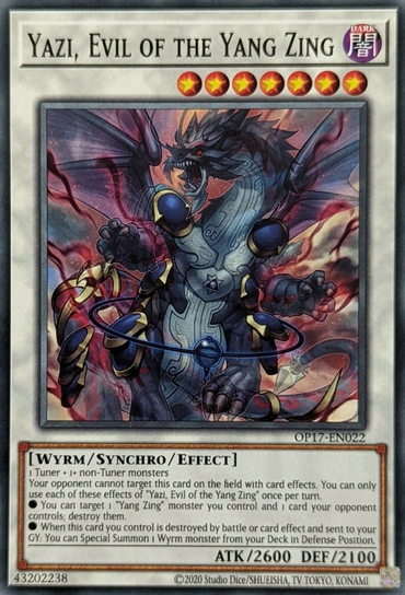 Yazi, Evil of the Yang Zing [OP17-EN022] Common 