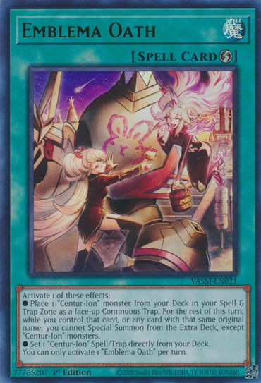 Oath Emblem [VASM-EN021] Ultra Rare 