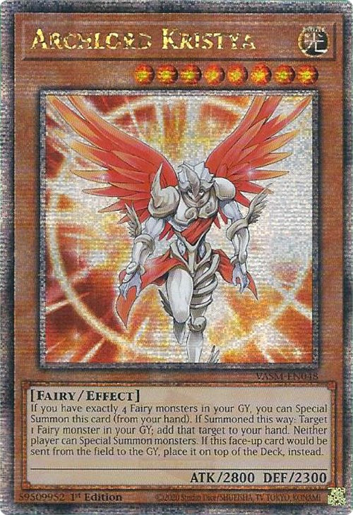 Archlord Kristya (Quarter Century Secret Rare) [VASM-EN048] Quarter Century Secret Rare 