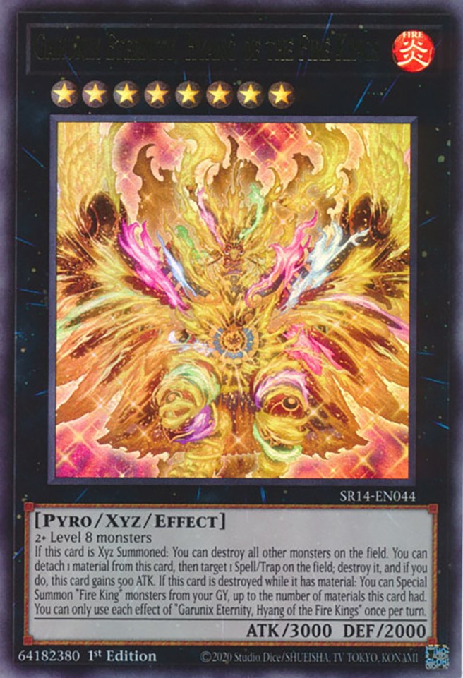 Garunix Eternity, Hyang of the Fire Kings [SR14-EN044] Ultra Rare 