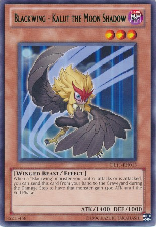 Blackwing - Kalut the Moon Shadow (Green) [DL11-EN013] Rare 
