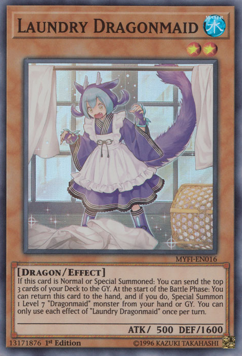 Laundry Dragonmaid [MYFI-EN016] Super Rare 