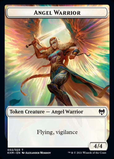 Angel Warrior Token [Kaldheim Tokens] 