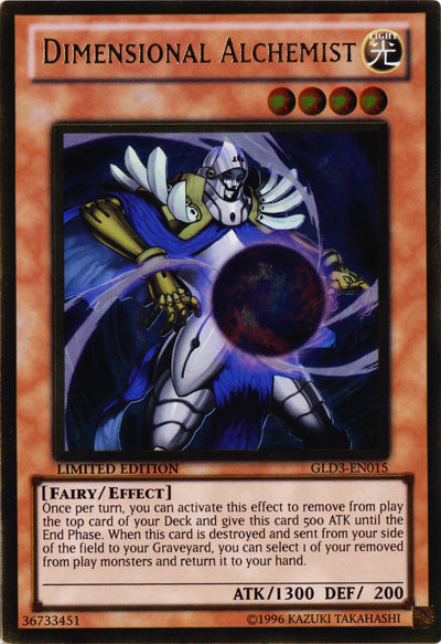 Dimensional Alchemist [GLD3-EN015] Gold Rare 