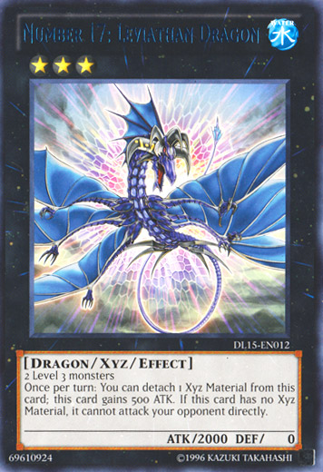 Number 17: Leviathan Dragon (Blue) [DL15-EN012] Rare 