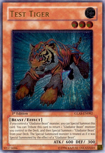 Test Tiger [GLAS-EN082] Ultimate Rare 