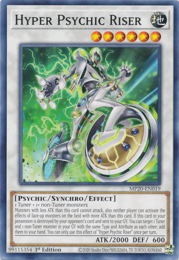 Hyper Psychic Riser [MP20-EN019] Common 
