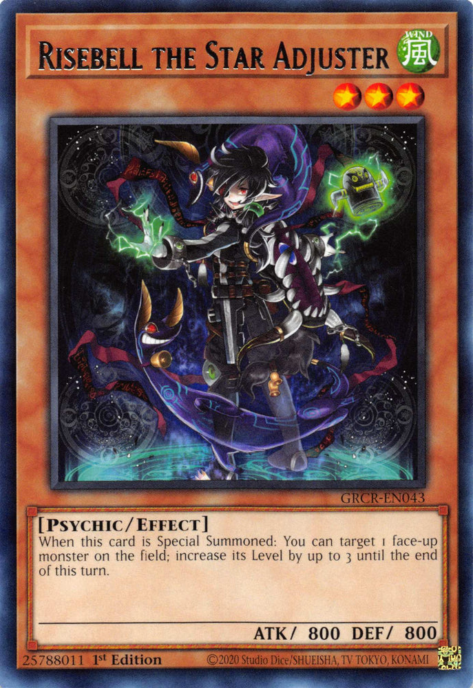 Risebell the Star Adjuster [GRCR-EN043] Rare 